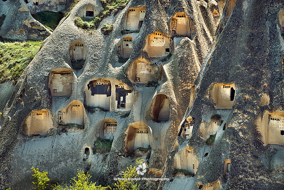 Anatolia, "Ancient Civilization", Arid, Asia, "Byzantine Art", Cappadocia, Castle, Day, Eroded, "Extreme Terrain", "Famous Place", Geology, Honeycomb, Horizontal, "National Landmark", "National Park",