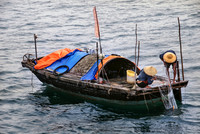 Fishing in Ha Long Bay