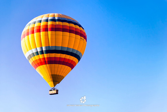 Blue, Cappadocia, "Clear Sky", Colourful, Flying, Freedom, "Getting Away", "Hot Air Balloon", Journey, "Leisure Activity", "Low Angle View", Mid-Air, Morning, "Outdoor Pursuit", Outdoors, Photography,