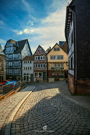 Marburg Cobbled Street