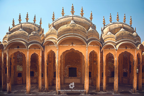Architectural Features of Hawa Mahal, Jaipur, India
