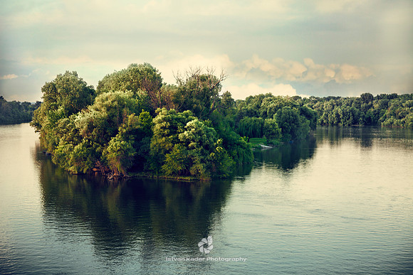 Luppa Island on the Danube