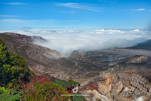 Lifeless Scar Next to the Poás Volcano