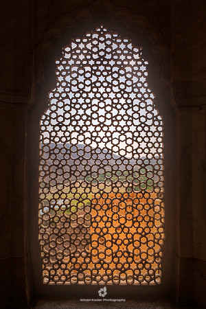 Jaalis (Latticed Window) at Amber Fort, Jaipur, India