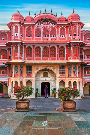 Façade of the City Palace, Jaipur, India