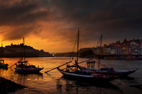 Sunset on Douro River