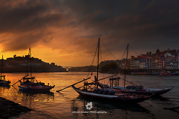 Sunset on Douro River