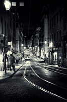 2015, Architecture, B&W, "Black and White Image", "Building Exterior", "Built Structure", "Capital Cities", Compartment, Curve, Illuminated, "Incidental People", Lisbon, Night, Outdoors, Photography,