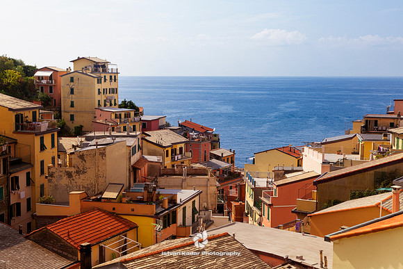 Roofs and Terraces of Riomaggiore, Cinque Terre