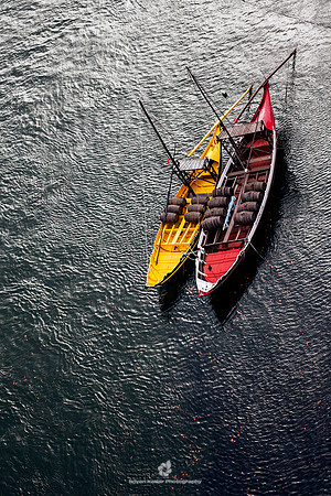 "Colour Image", Day, "Iberian Peninsula", Moored, "No People", Outdoors, Photography, "Porto District - Portugal", Portugal, "Rabble Boat", "River Douro", Tourism, Tradition, "Traditionally Portuguese