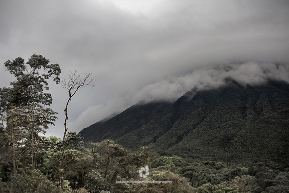 Cloud Cover Over Arenal Volcano