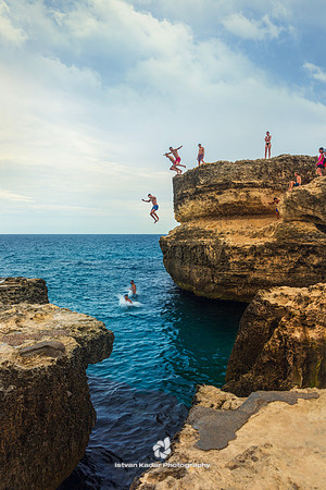 Jumpers, Melendugno, Apulia, Italy