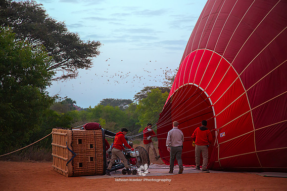 Preparing Balloon to Fly
