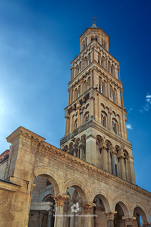 Saint Domnius Bell Tower in Split, Croatia