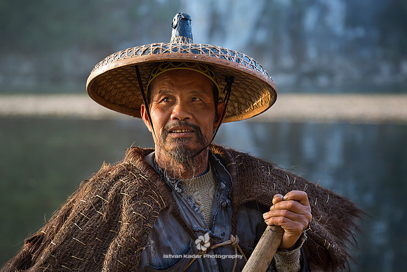 Fisherman on River Li
