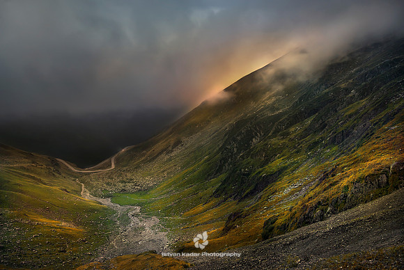 "Carpathian Mountains Range", Corridor, Crossing, Curve, Fagaras, "Famous Place", Fog, "High Up", Highway, Landscape, Mist, "Mountain Pass", Mountains, "Multiple Lane Highway", Road, Rock, Romania, Ro