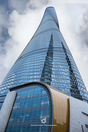 Look Up View of Shanghai Tower