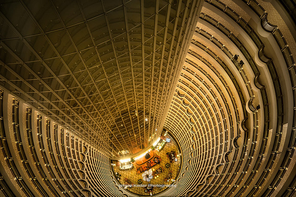 Grand Hyatt Hotel's Atrium, Jin Mao Tower, Shanghai