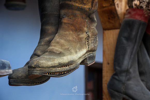 Worn Dance Boots