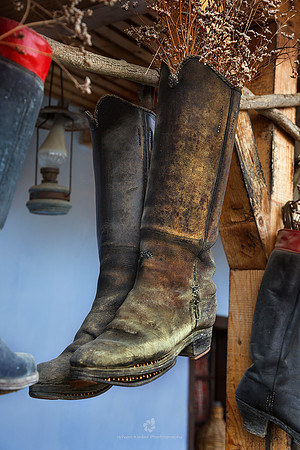 Worn Dance Boots