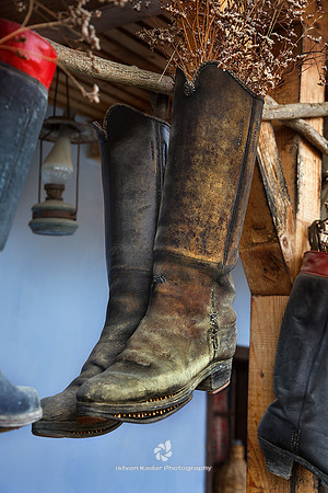 Worn Dance Boots