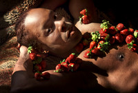 "Adults Only", "African American", Bed, "Black and White", Close-Up, Contemplation, Hands, Horizontal, Indoors, "Lights & Shadows",  "Lying On Back", Man, "One Man Only", "One Person", "One Young Man