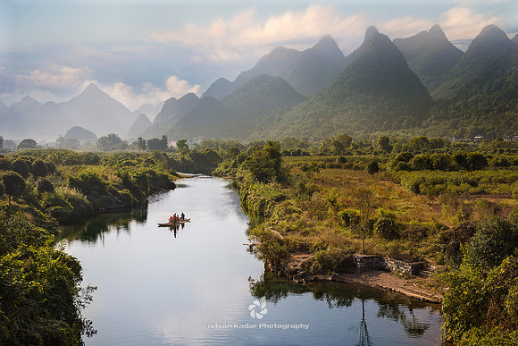 Bamboo Rafting on the Yulong River