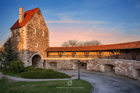 Old Medieval Fortress in Budapest