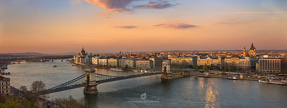 Panoramic View of Budapest, Hungary