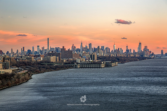 New York City at Sunset from George Washington Bridge