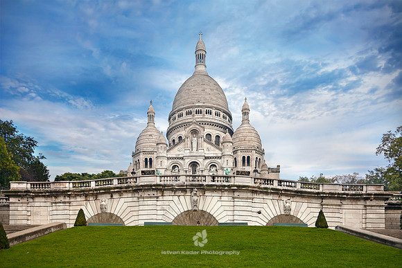 Sacre-Coeur Basilica on The Mound Montmartre