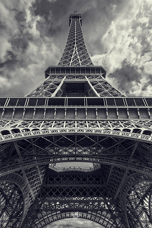"19th Century Style", Arch, Architecture, Art, "Capital Cities", "Eiffel Tower", Europe, "Famous Place", France, "French Culture", "High Section", "International Landmark", Iron, "Low Angle View", Met