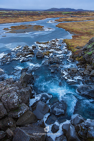 Oxara River in Thingvellir National Park