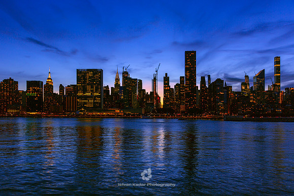Midtown Manhattan At Blue Hour