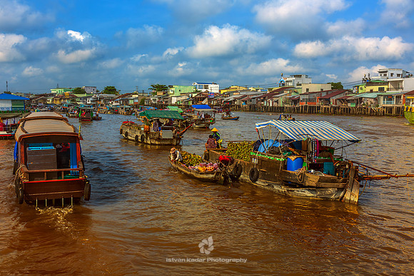Can Tho, Floating Market of Cai Rang, Vietnam