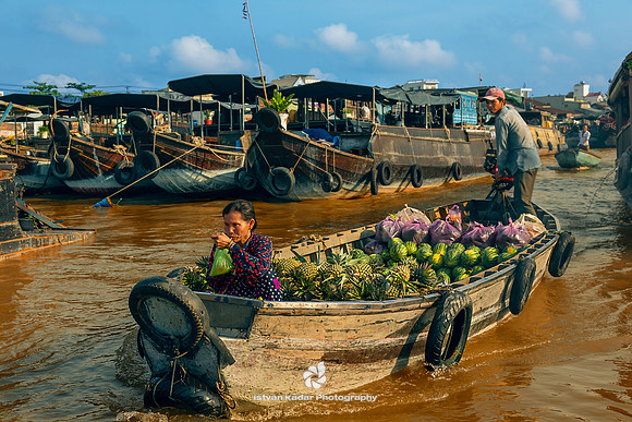 Can Tho, Floating Market of Cai Rang, Vietnam
