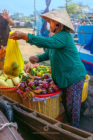 Fruit Seller on Vessel