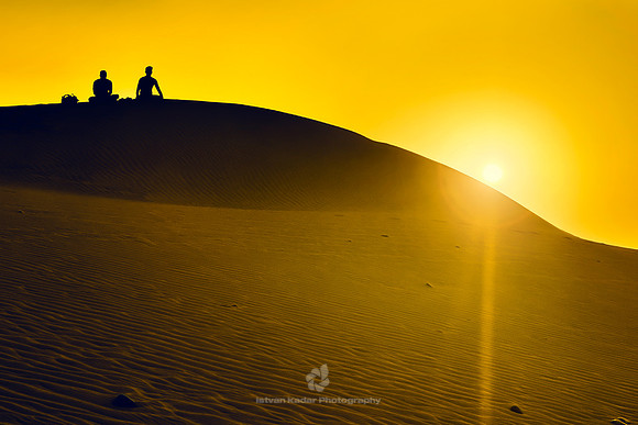 Sunset Watching at the Dunes, Maspalomas, Gran Canaria