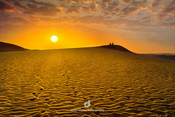 Sunset Watching at the Sand Dunes