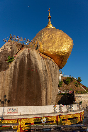 The Kyaiktiyo Pagoda (The Golden Rock)