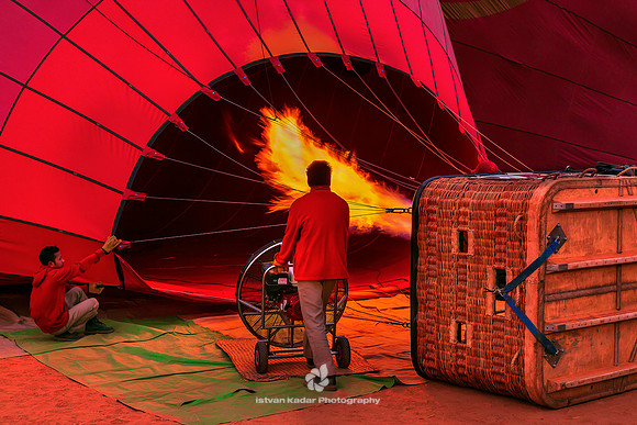 Preparing Balloon to Fly