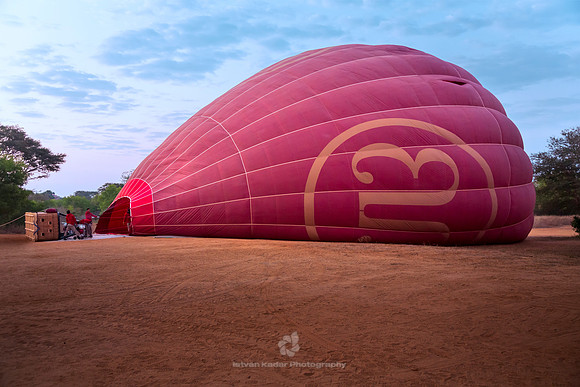 Preparing Balloon to Fly