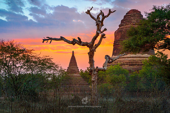 Bagan's Giant Bell-shaped Stupas