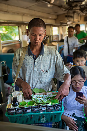 Vendor Selling Betel Parcels, Myanmar