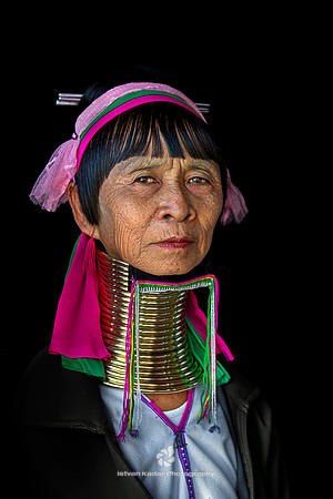 Kayan Lahwi Woman with Neck Rings