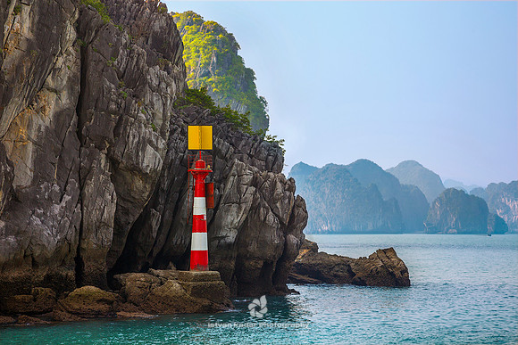 Lighthouse On Cliff, Ha Long Bay, Vietnam
