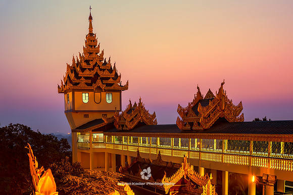 Before Sunrise at the Shwedagon Pagoda West Entrance, Yangon