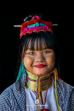 Kayan Lahwi Girl with Neck Rings