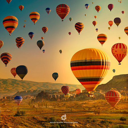 "Air Vehicle", Anatolia, Cappadocia, "Colour Image", Day, "Hot Air Balloon", Kapadokya, "Large Group Of Objects", "Leisure Activity", Mid-Air, Nevşehir, Outdoors, Photography, "Recreational Activity",
