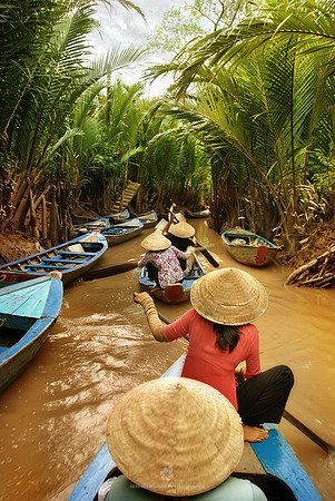Dash of Oars in the Mekong